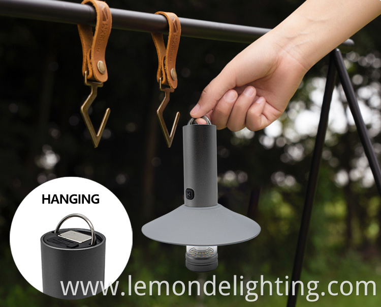 Convertible Silicone Cap Functional Camping Lantern